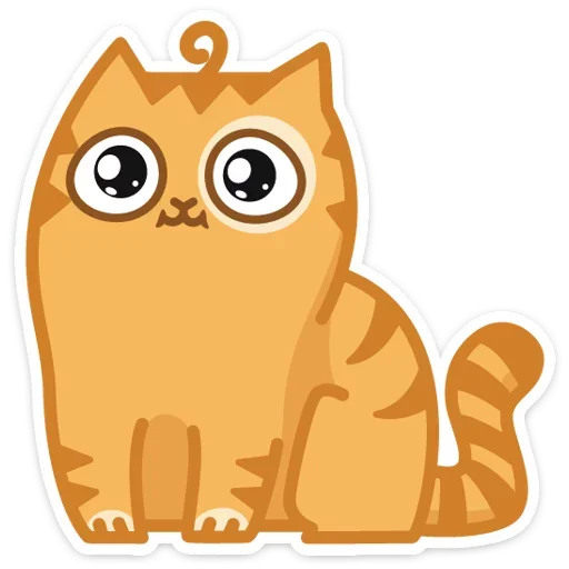 😳 Стикер «Тигрёнок Персик» для Telegram