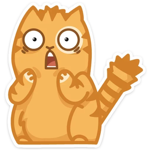 😧 Стикер «Тигрёнок Персик» для Telegram