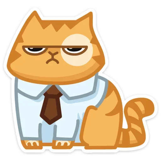 😕 Стикер «Тигрёнок Персик» для Telegram