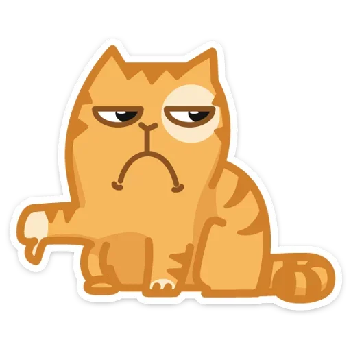 👎 Стикер «Тигрёнок Персик» для Telegram