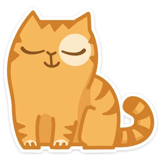 😊 Стикер «Тигрёнок Персик» для Telegram
