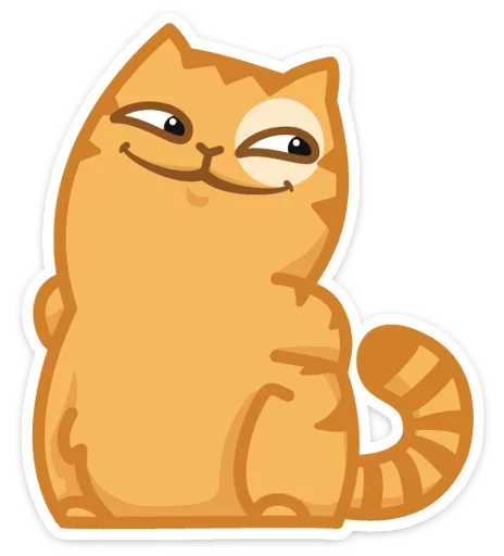 😏 Стикер «Тигрёнок Персик» для Telegram