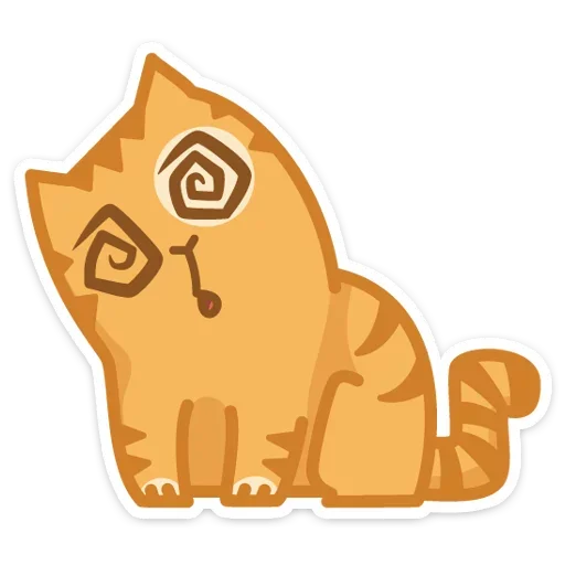 😳 Стикер «Тигрёнок Персик» для Telegram