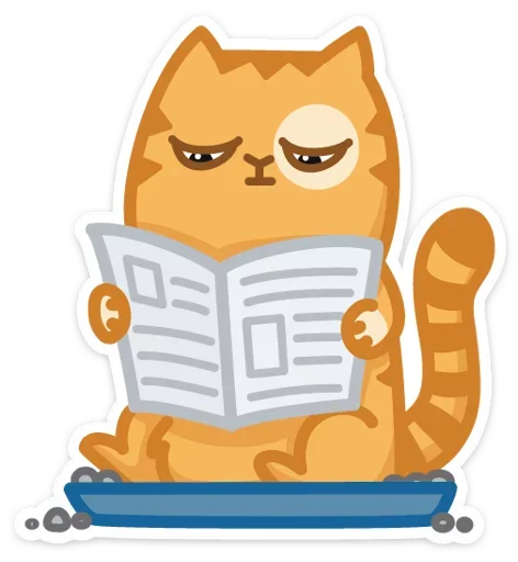 😑 Стикер «Тигрёнок Персик» для Telegram