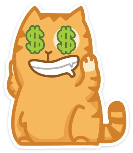😱 Стикер «Тигрёнок Персик» для Telegram