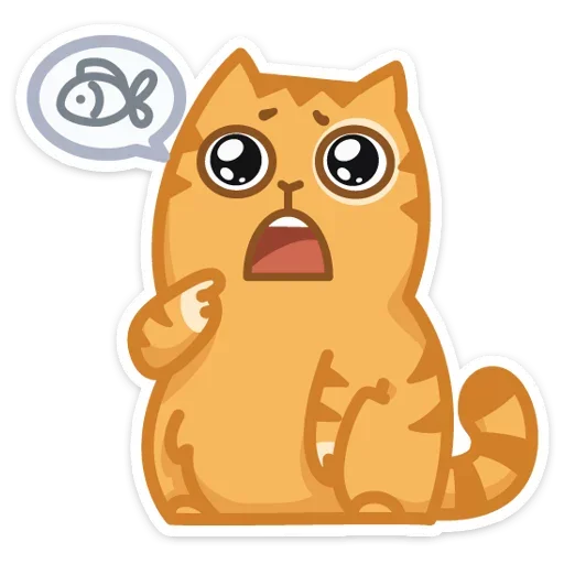 😳 Стикер «Тигрёнок Персик» для Telegram