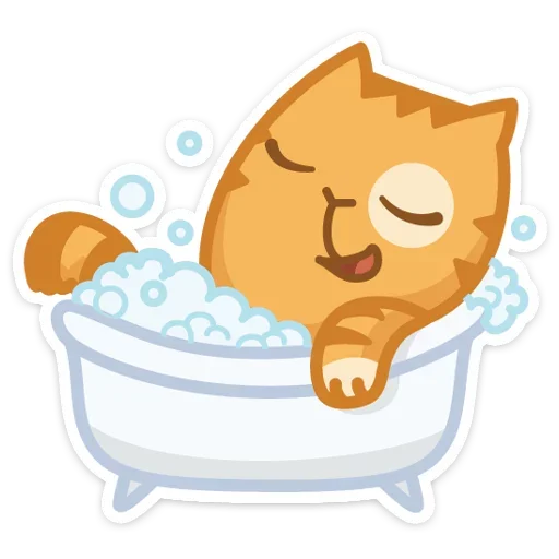 😌 Стикер «Тигрёнок Персик» для Telegram