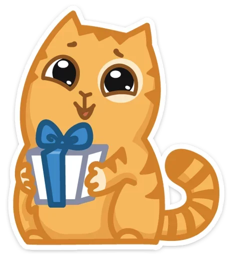 ☺️ Стикер «Тигрёнок Персик» для Telegram