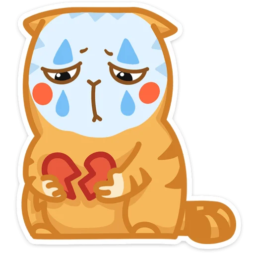 💔 Стикер «Забавный Персик» для Telegram