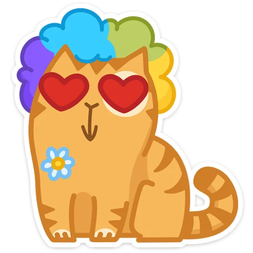 😍 Стикер «Забавный Персик» для Telegram