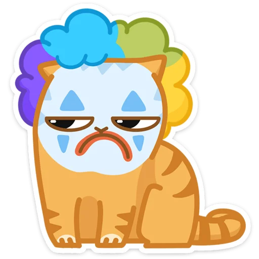 😟 Стикер «Забавный Персик» для Telegram