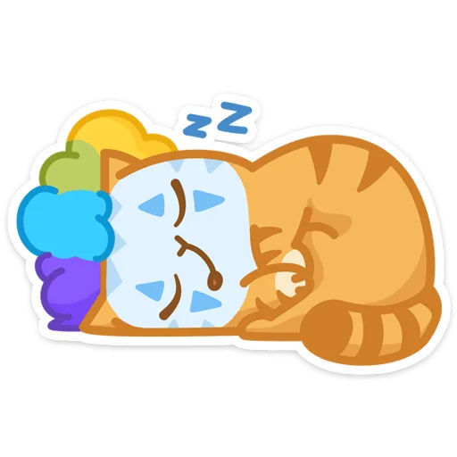 😴 Стикер «Забавный Персик» для Telegram