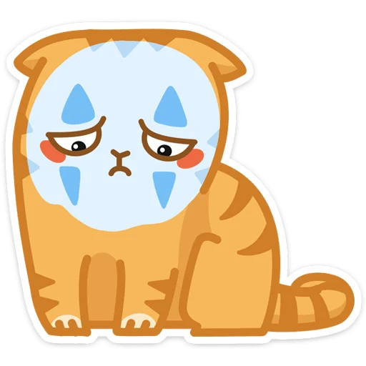 😟 Стикер «Забавный Персик» для Telegram