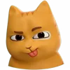 😛 Эмодзи «Персик в 3D» для Telegram