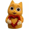 ❤️ Эмодзи «Персик в 3D» для Telegram