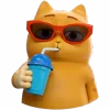 😎 Эмодзи «Персик в 3D» для Telegram