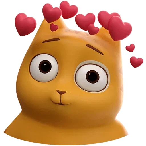 🥰 Стикер «Персик в 3D Без Текста» для Telegram