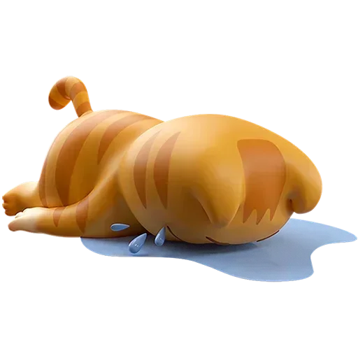 😭 Стикер «Персик в 3D Без Текста» для Telegram
