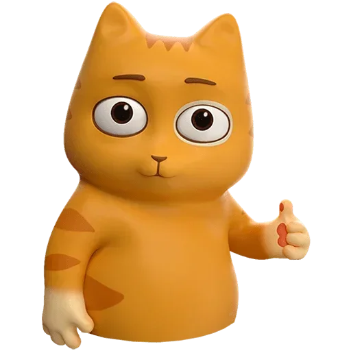 👍 Стикер «Персик в 3D Без Текста» для Telegram