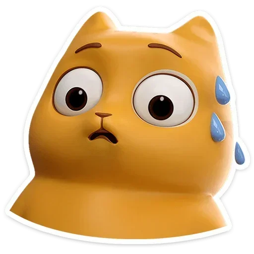 😥 Стикер «Персик в 3D» для Telegram