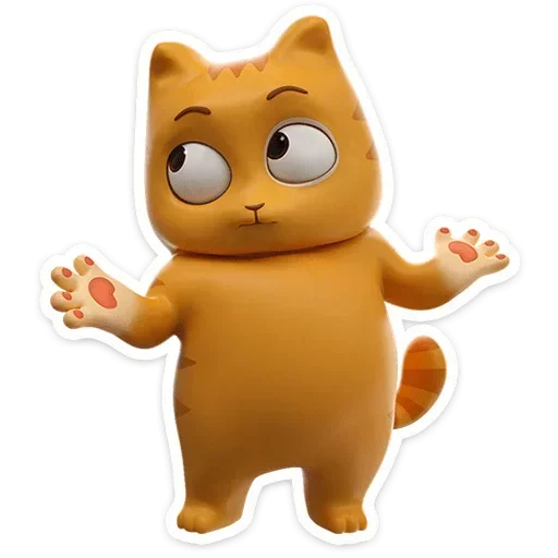 🤷‍♂️ Стикер «Персик в 3D» для Telegram