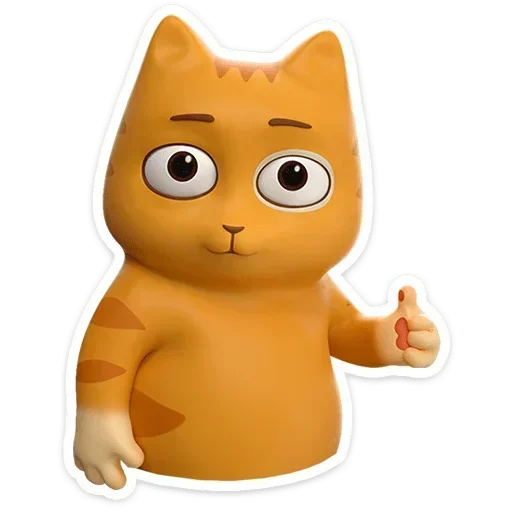 👍 Стикер «Персик в 3D» для Telegram