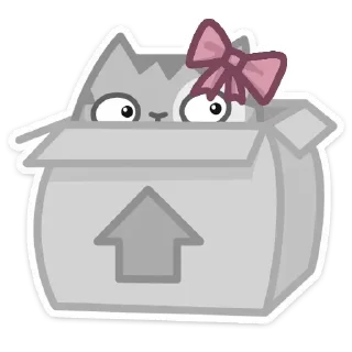 🌟 Стикер «Персик С Бантом» для Telegram
