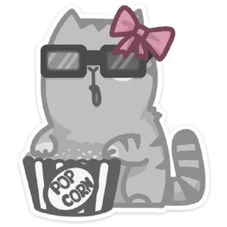 🌟 Стикер «Персик С Бантом» для Telegram