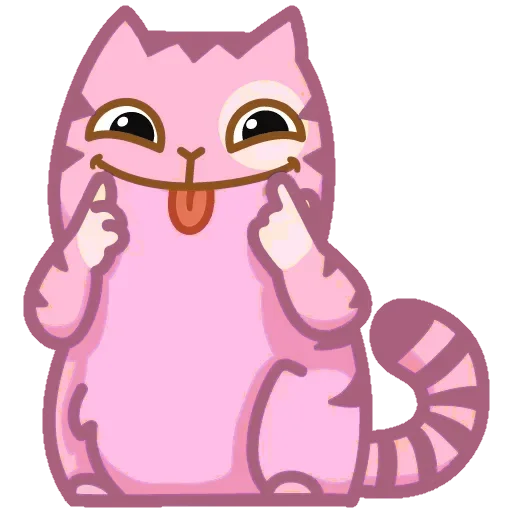 😋 Стикер «Персик Розовый» для Telegram