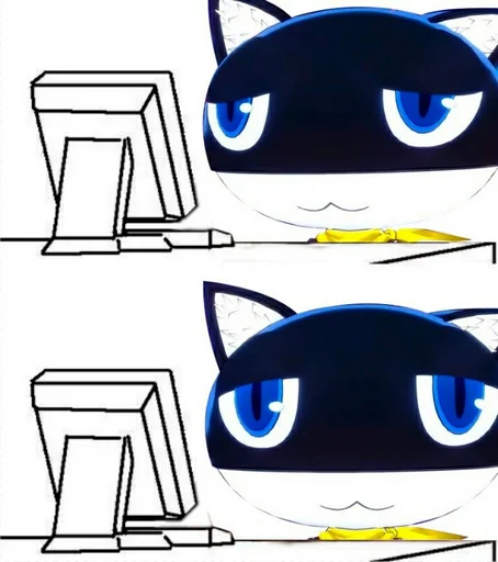 😾 Стикер «PersonaDancingFaces» для Telegram