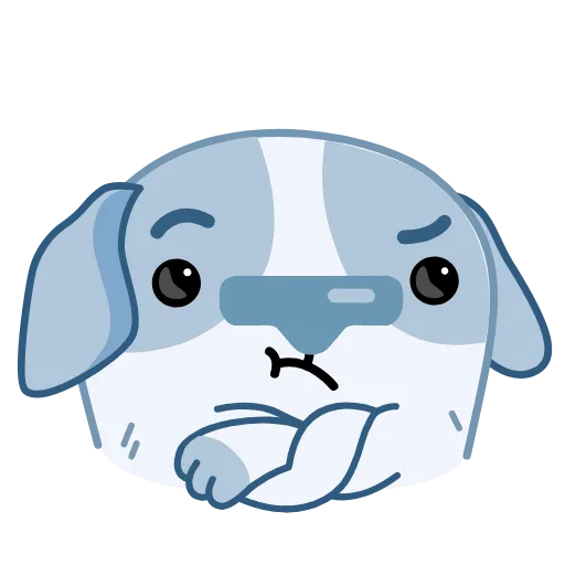 🤨 Эмодзи «Пёс Полтос» для Telegram