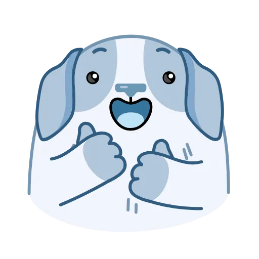 👍 Эмодзи «Пёс Полтос» для Telegram