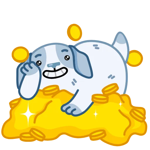 💰 Эмодзи «Пёс Полтос» для Telegram