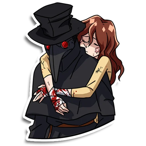 😔 Стикер «Plague doctor Pestkatze» для Telegram
