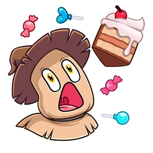 🍰 Стикер «Пэч» для Telegram