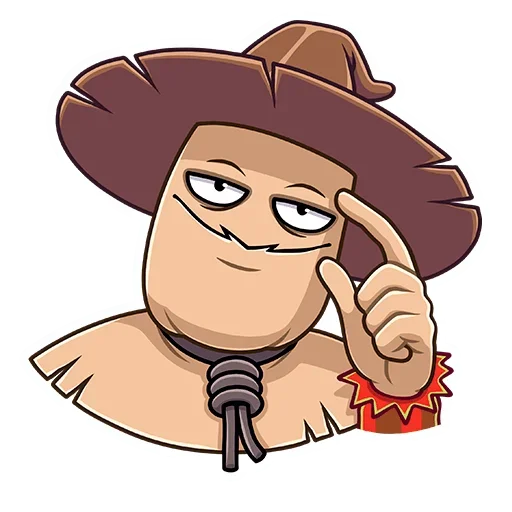 🤨 Стикер «Пэч» для Telegram