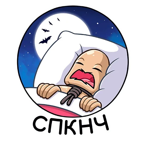 😴 Стикер «Пэч» для Telegram