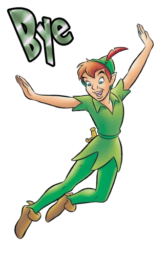 👋 Стикер «Peter Pan» для Telegram