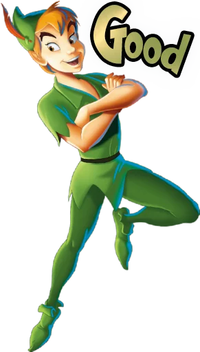 😉 Стикер «Peter Pan» для Telegram