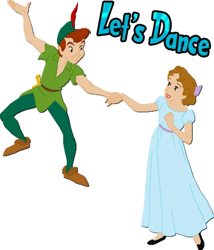 💃 Стикер «Peter Pan» для Telegram