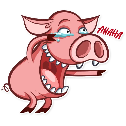 Стикерпак Pete The Pig для Telegram — скачать