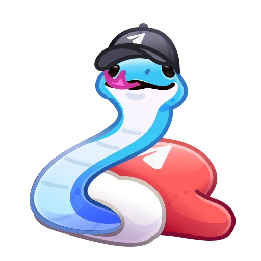 💎 Стикер «Pet Snake» для Telegram