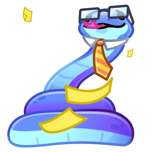 🐍 Стикер «Pet Snakes» для Telegram