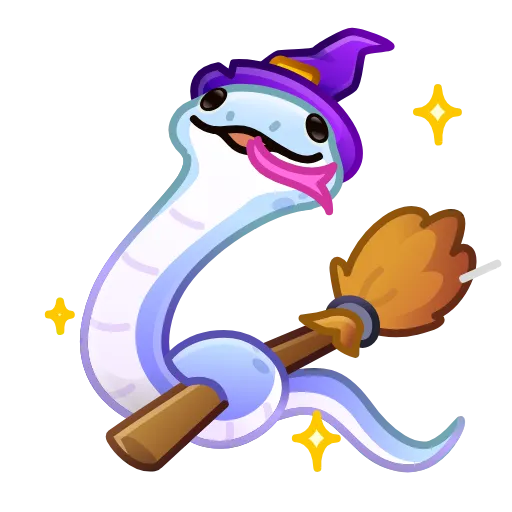 🐍 Стикер «Pet Snakes» для Telegram