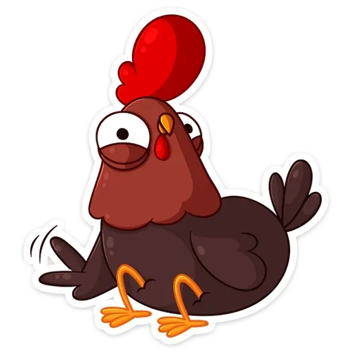 ✌️ Стикер «Петушок Петя» для Telegram