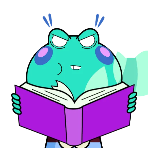 Стикерпак Phibi The Scholar для Telegram — скачать