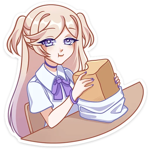 🍞 Стикер «Филомена без надписей» для Telegram