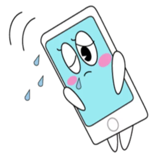 😣 Стикер «Phone Emotions» для Telegram