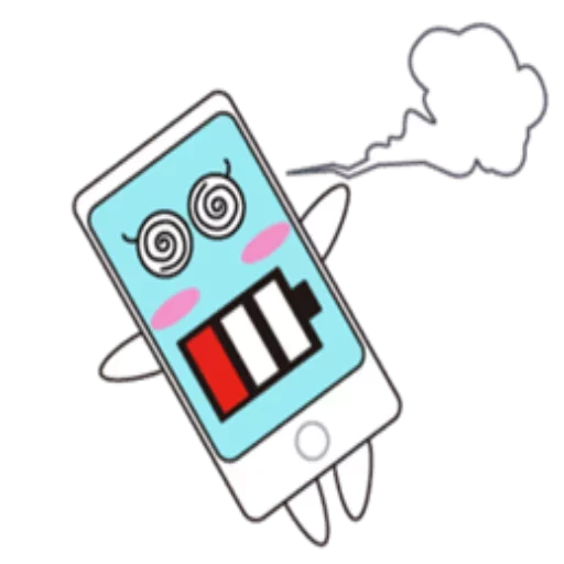 ☹️ Стикер «Phone Emotions» для Telegram