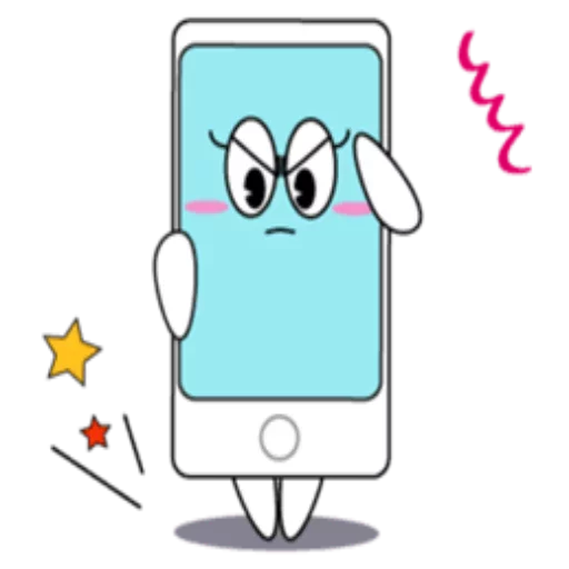 😉 Стикер «Phone Emotions» для Telegram